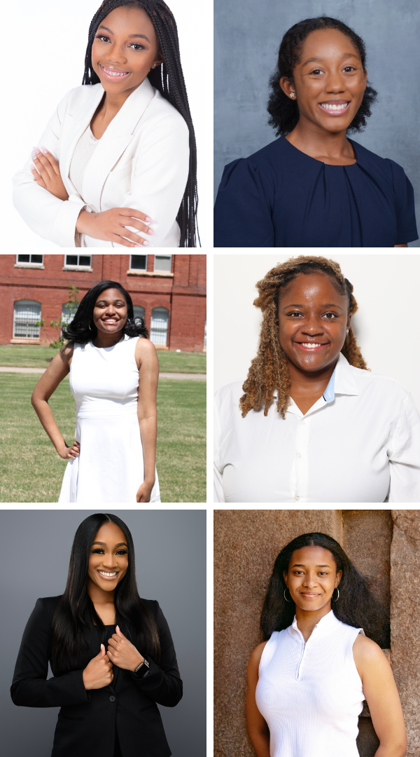 Grid of six photos of the 2024 HBCU Digital Media Fellows